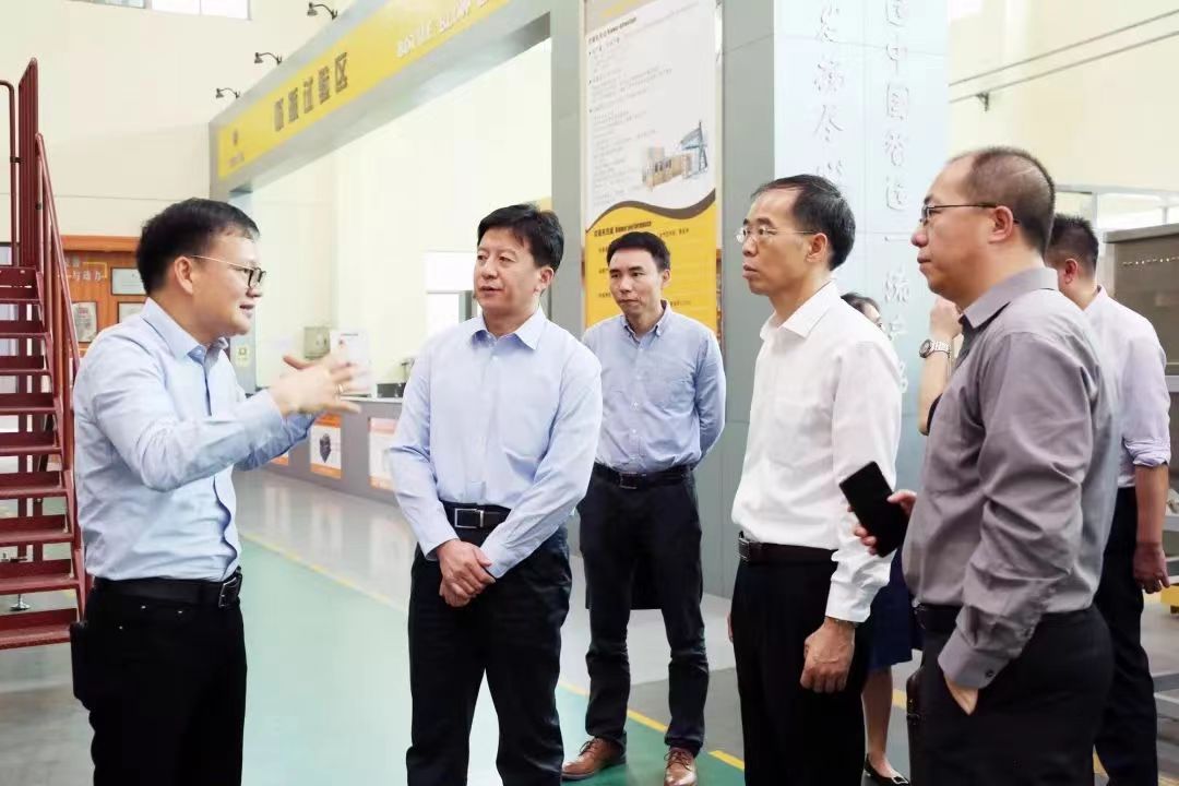 國家發改委政研室孫濤副主任一行蒞臨達意隆考察調研